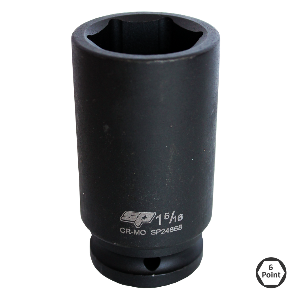 [SP24872] SOCKET IMPACT 3/4DR 6PT SAE DEEP 1-9/16" SP TOOLS