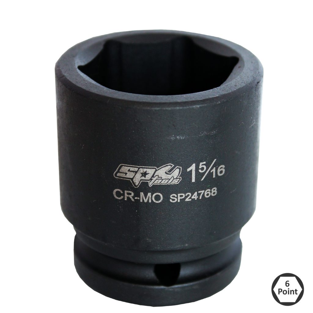 [SP24786] SOCKET IMPACT 3/4"DR 6PT SAE 2-7/16" SP TOOLS