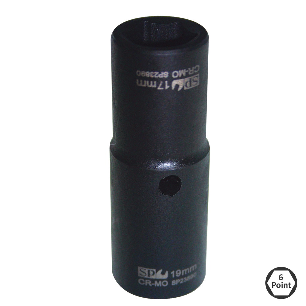 [SP23892] SOCKET IMPACT 1/2"DR FLIP METRIC 19MM X 21MM