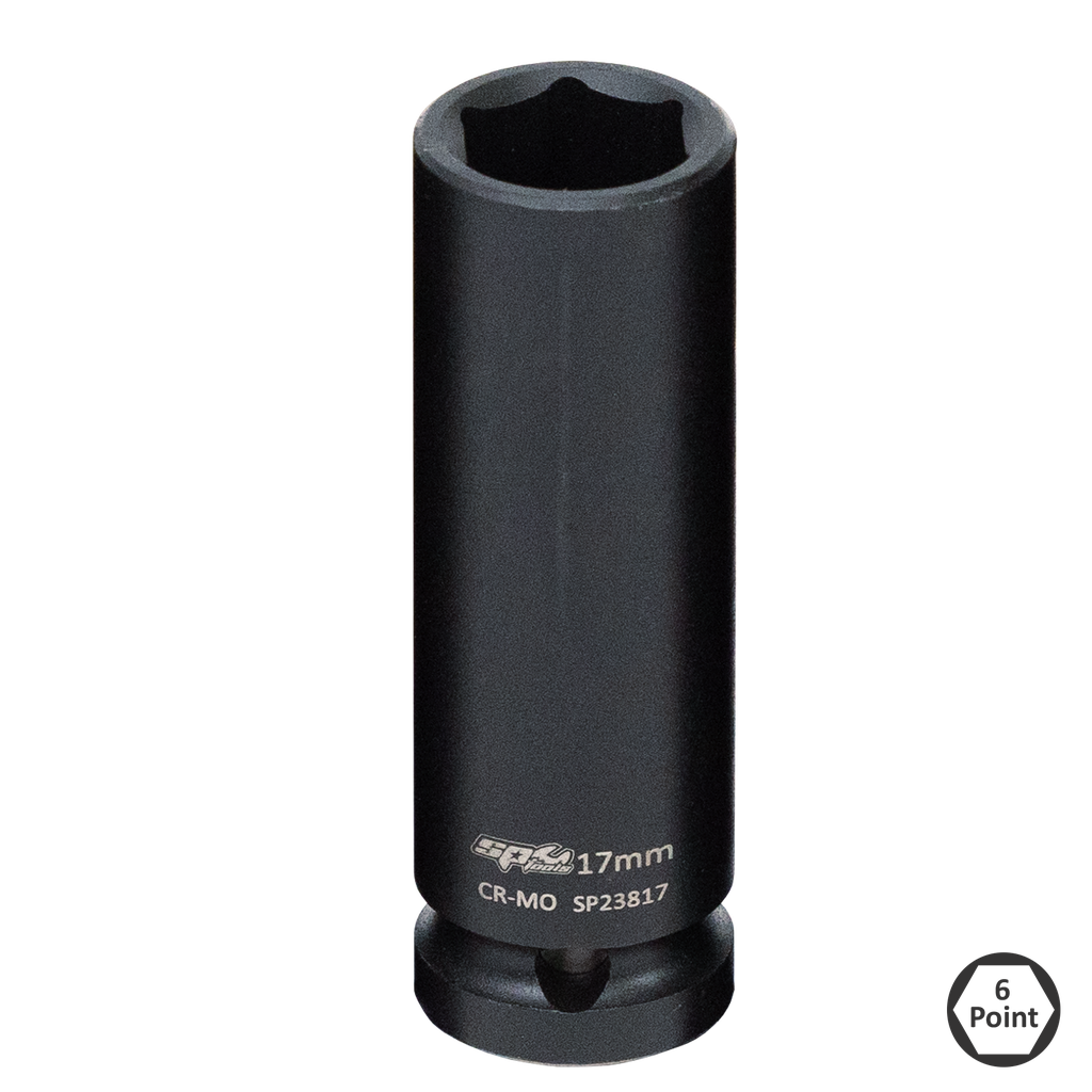 [SP23827] SOCKET IMPACT 1/2" DR 6PT DEEP METRIC 27MM