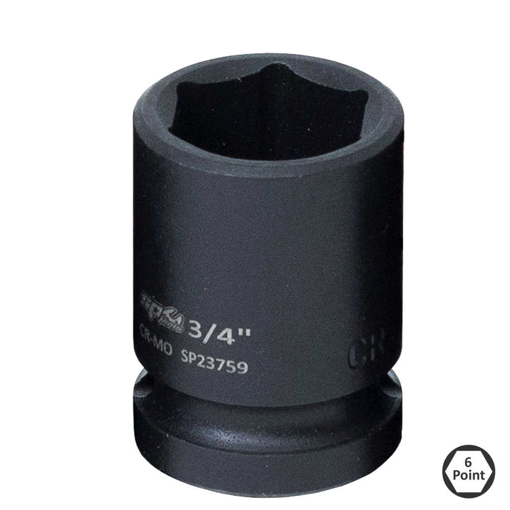 [SP23754] SOCKET IMPACT 1/2" DR 6PT SAE 7/16"
