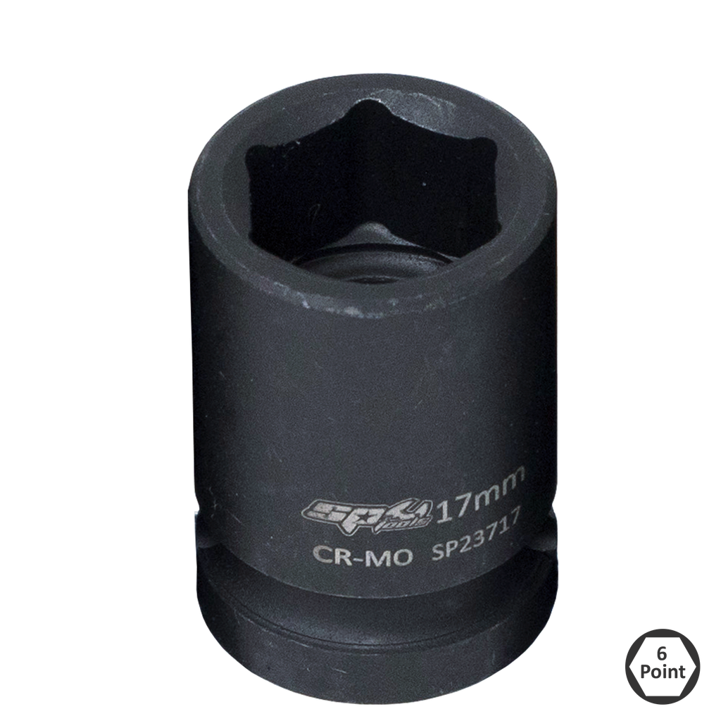 [SP23717] SOCKET IMPACT 1/2" DR 6PT METRIC 17MM