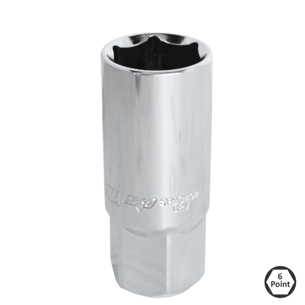 [SP23492] SOCKET - 1/2"DR SPARK PLUG 6PT SAE 13/16"
