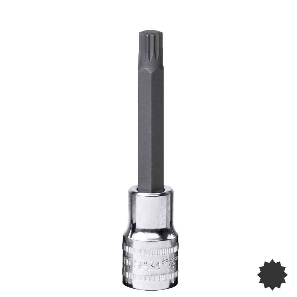 SOCKET - 1/2"DR SPLINE METRIC 8MM