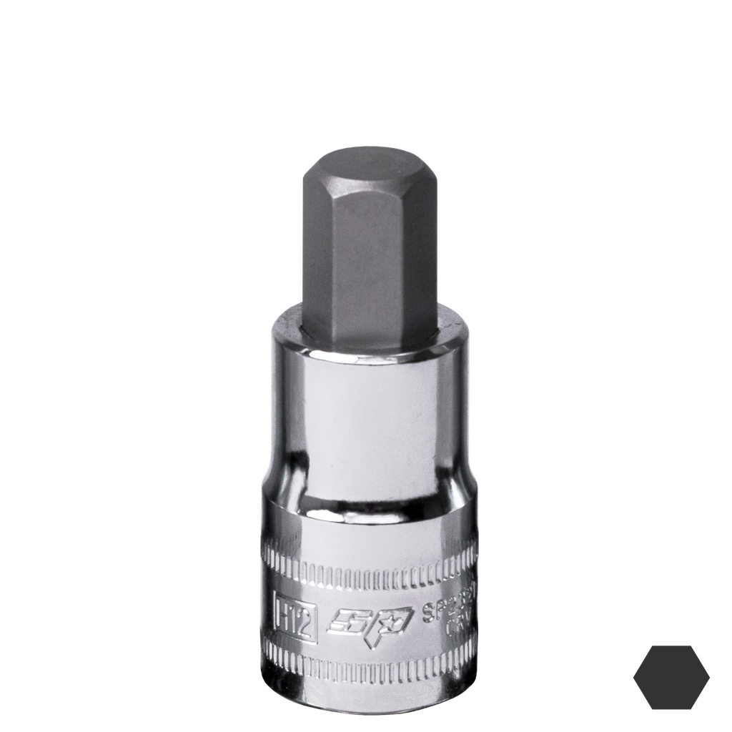 SOCKET - 1/2"DR INHEX METRIC 10MM