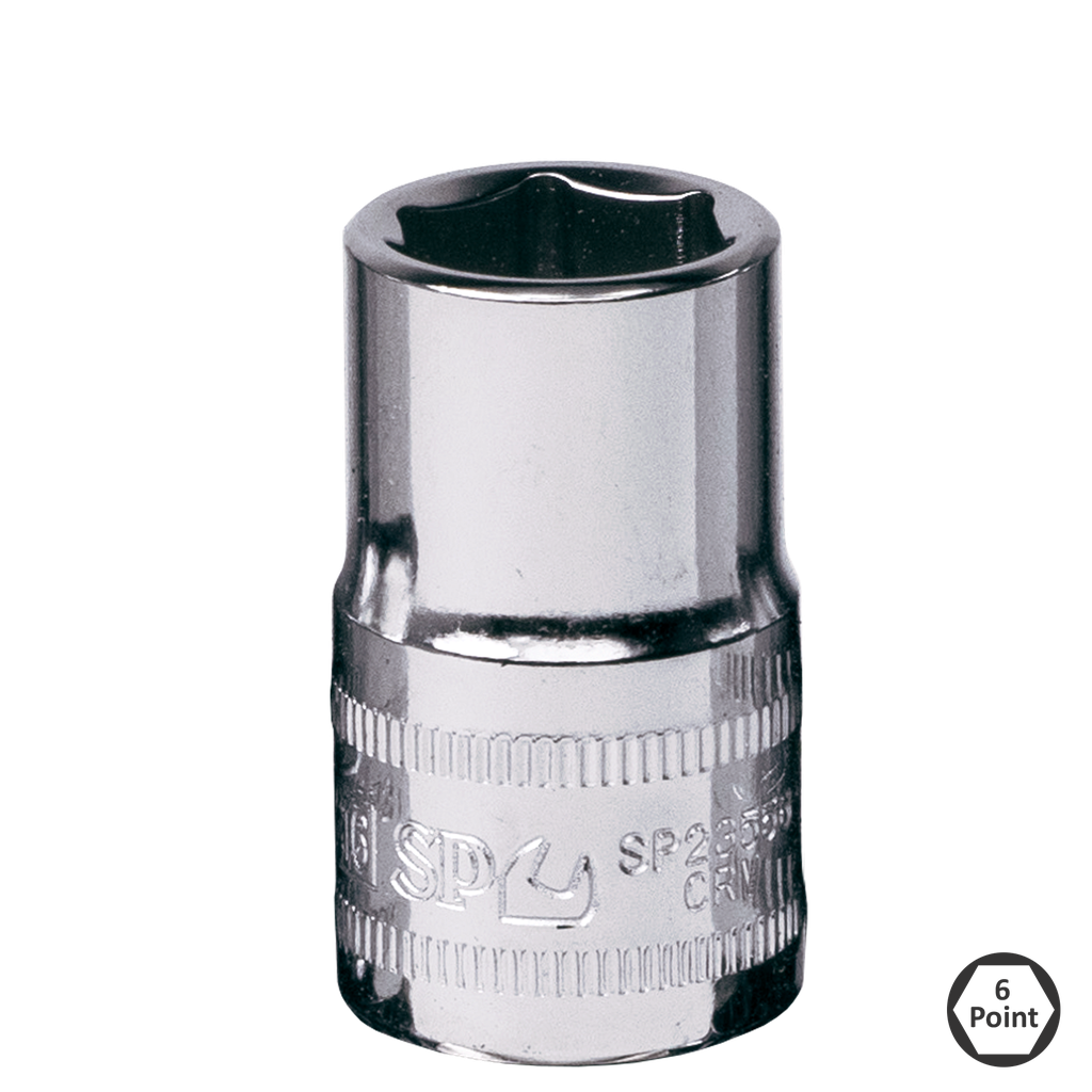 [SP22551] SOCKET - 3/8"DR STANDARD 6PT SAE 1/4"