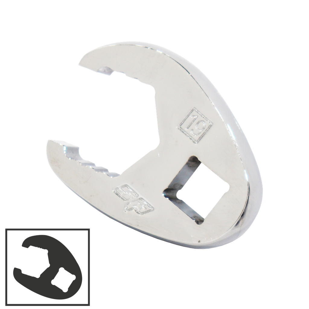 [SP22277] SOCKET - 3/8"DR CROWFOOT FLARE NUT RING END METRIC 17MM