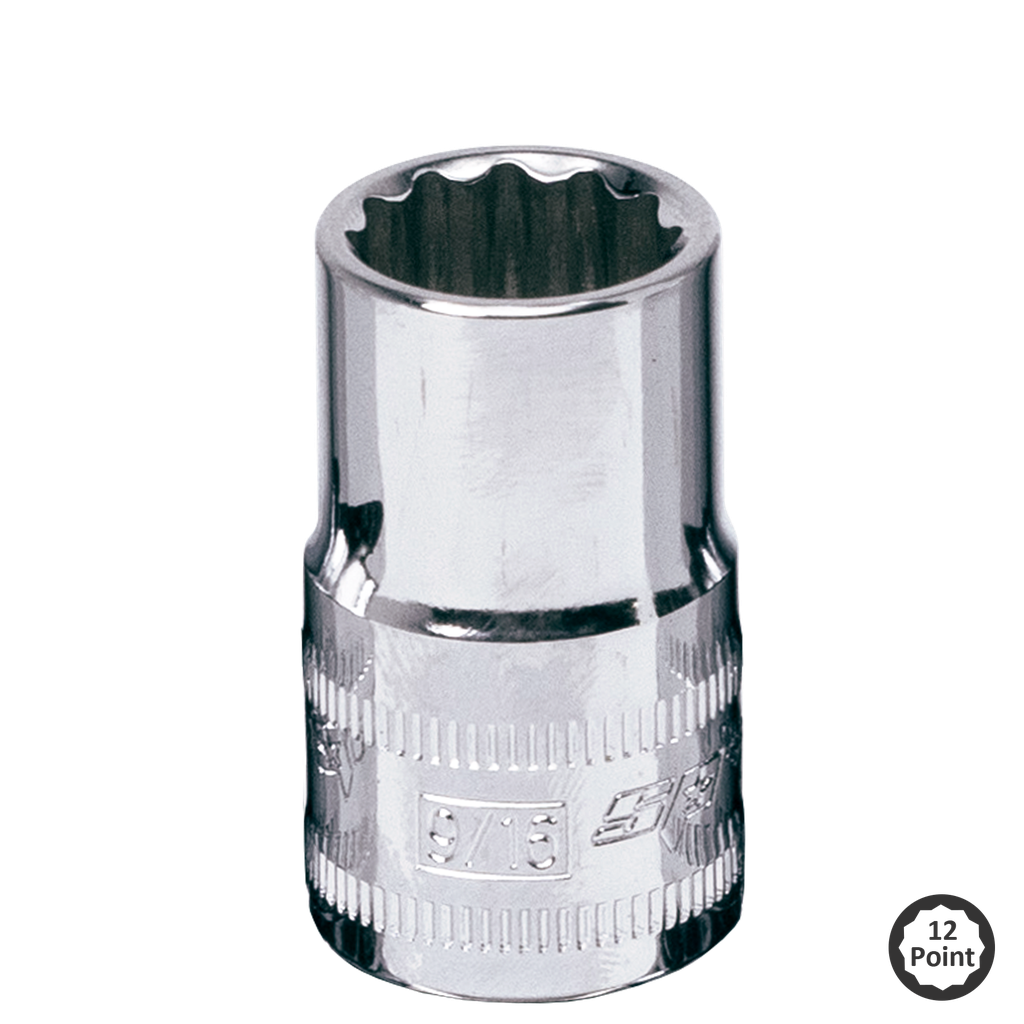 SOCKET - 3/8"DR STANDARD 12PT SAE 5/16"