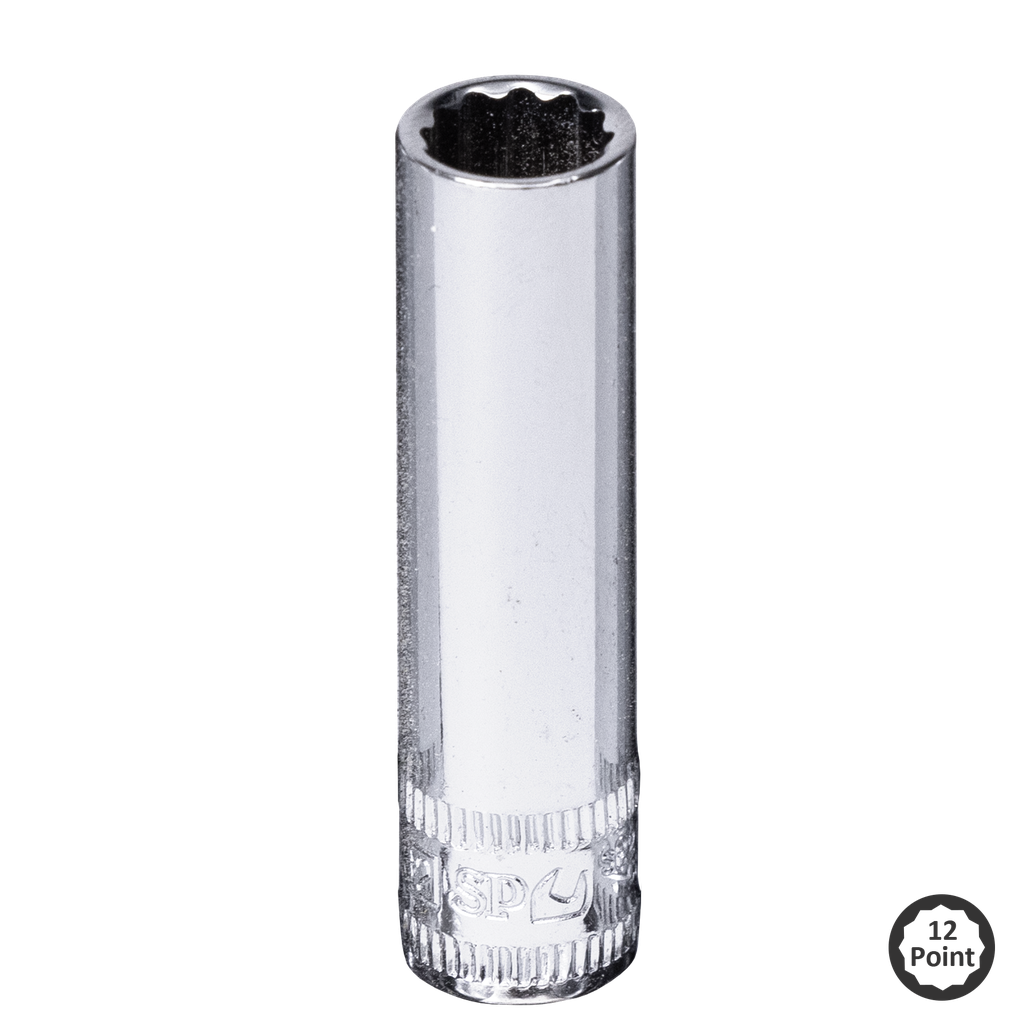 [SP21658] SOCKET - 1/4"DR DEEP 12PT SAE 7/16"