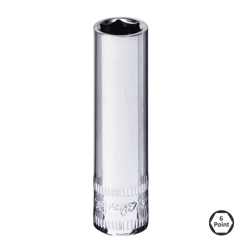 [SP21458] SOCKET - 1/4"DR DEEP 6PT SAE 7/16"