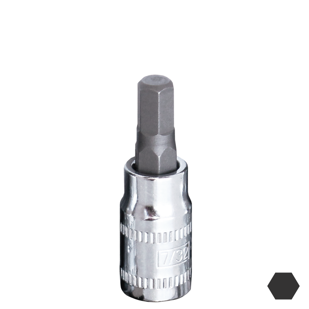 [SP21254] SOCKET - 1/4"DR INHEX SAE 7/32"
