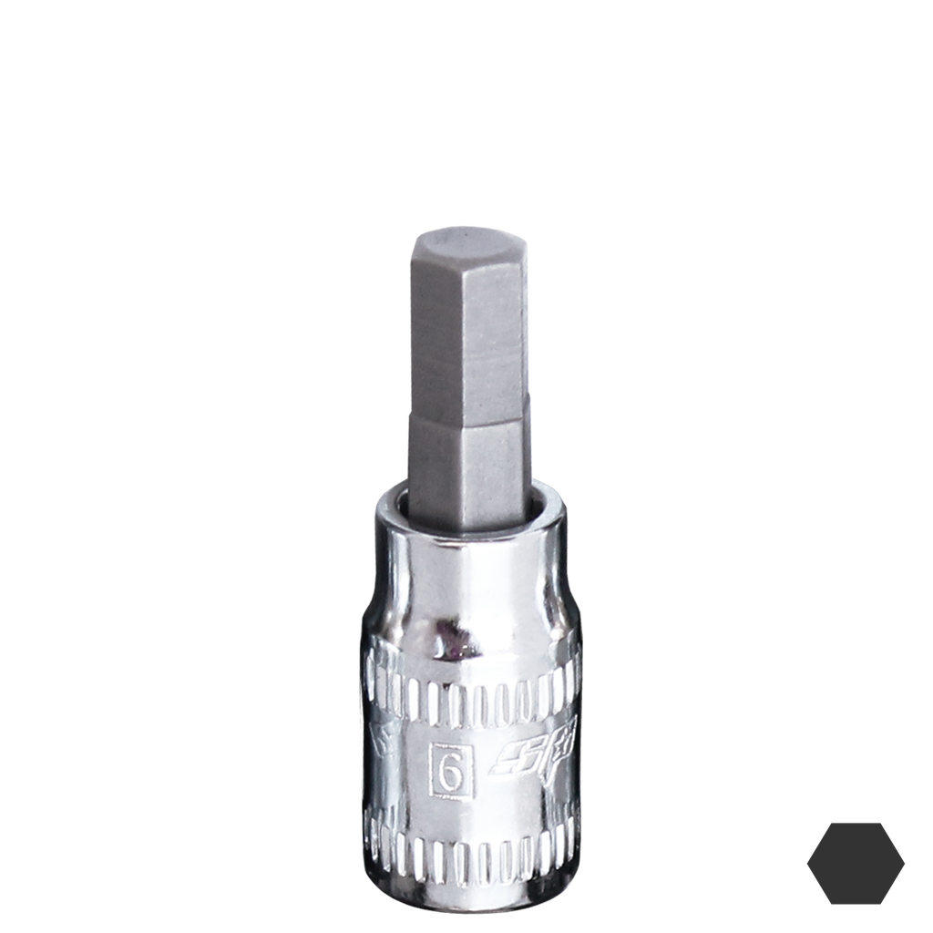 [SP21206] SOCKET - 1/4"DR INHEX METRIC 6MM