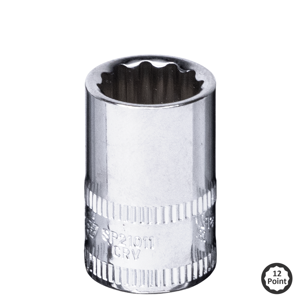 [SP21012] SOCKET - 1/4"DR STANDARD 12PT METRIC 12MM