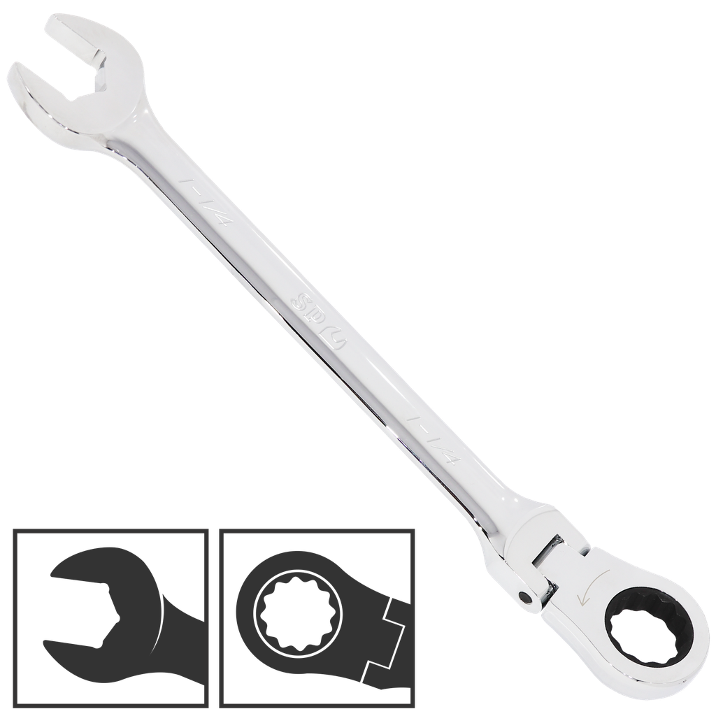 [SP17461] SPANNER ROE FLEXHEAD GEARDRIVE SAE 7/8"
