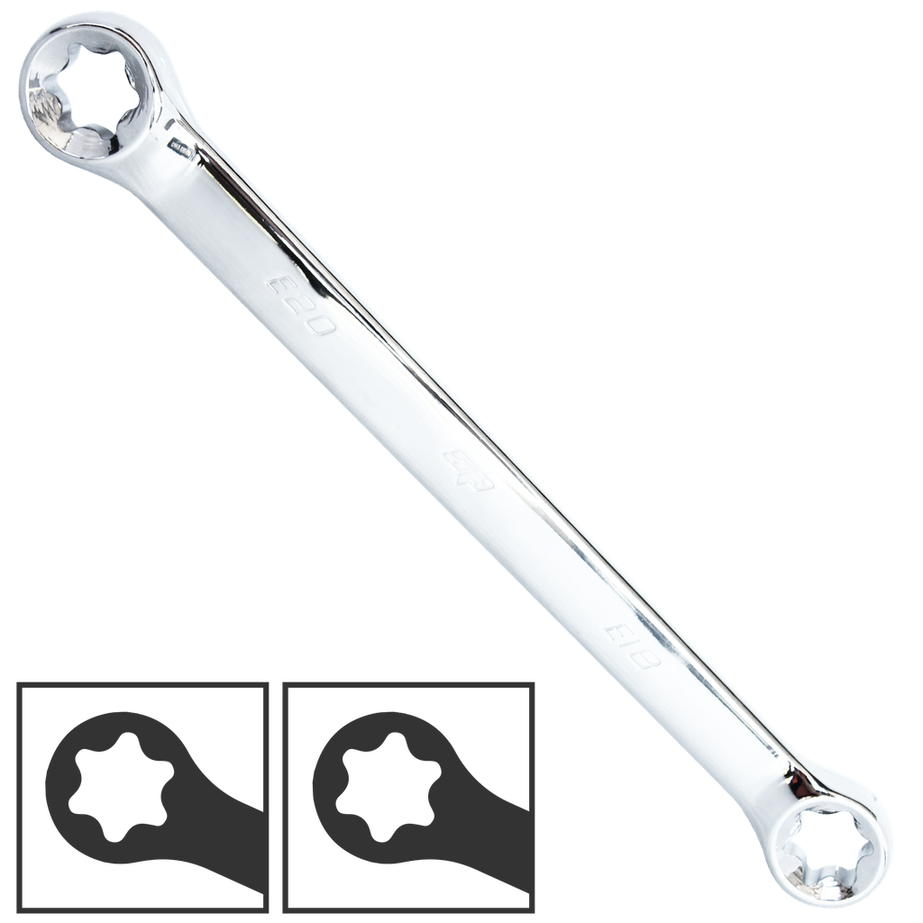SPANNER RING DOUBLE RING E TORX E18 X E20