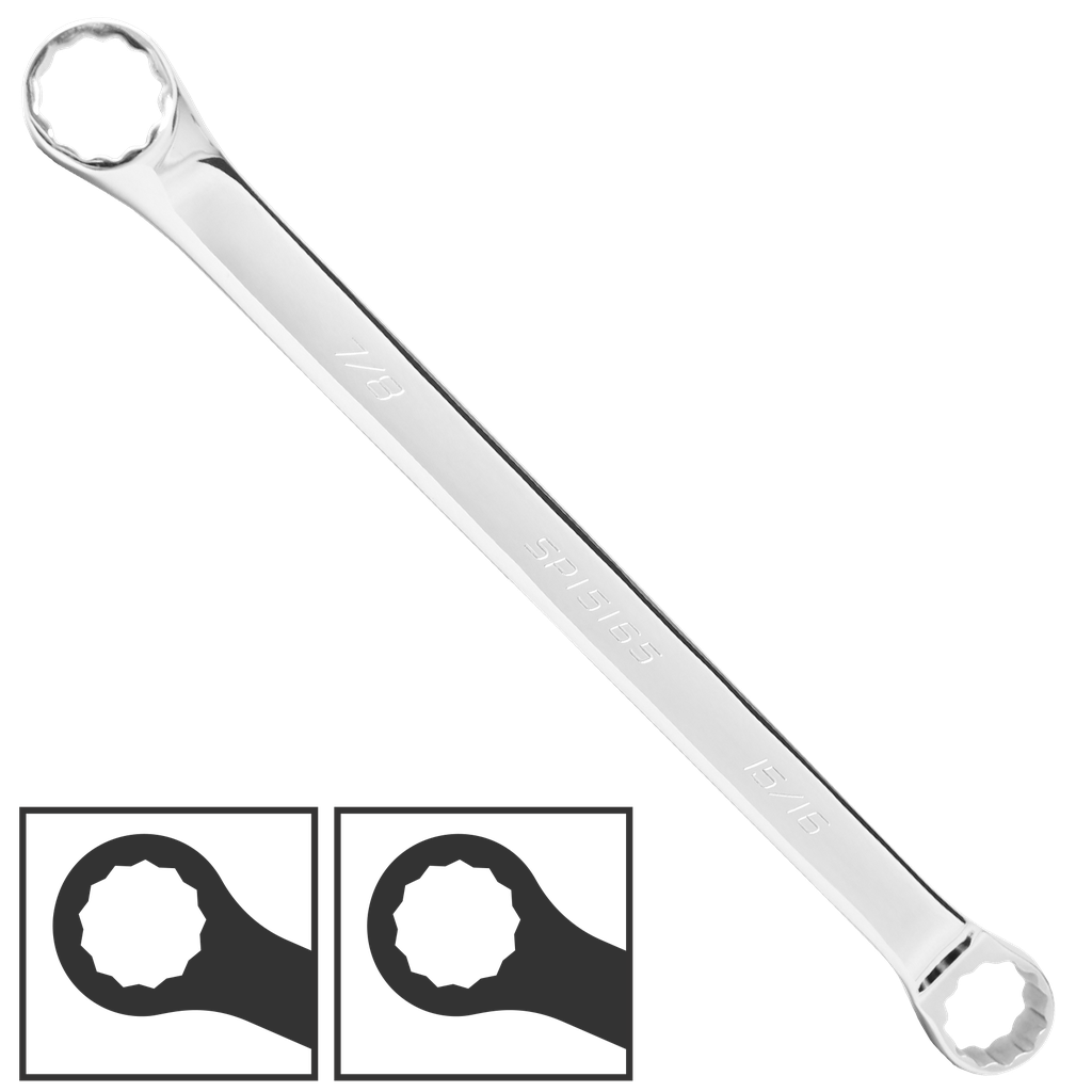 SPANNER RING DOUBLE RING SAE 7/8" X 15/16" 40DEGREE