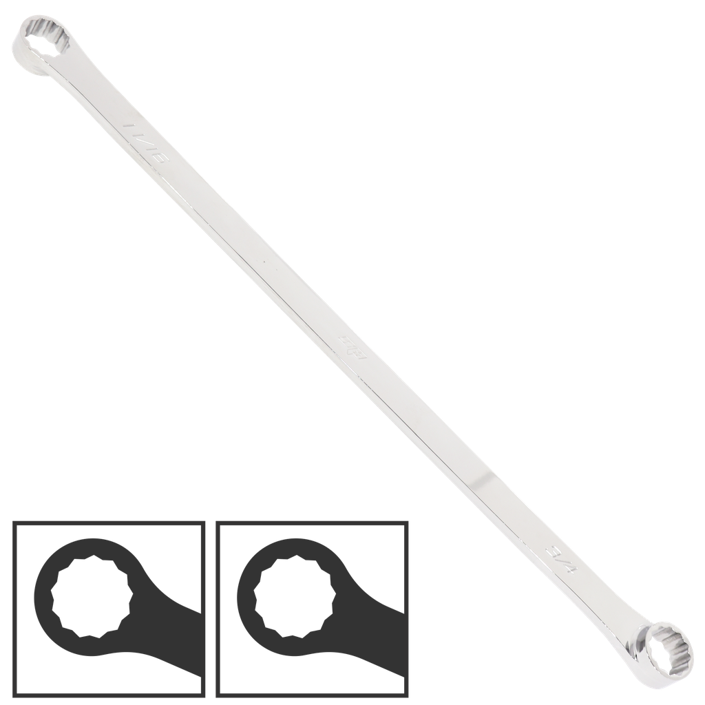 [SP15063] SPANNER RING DOUBLE RING SAE 3/4" X 11/16" 0DEGREE