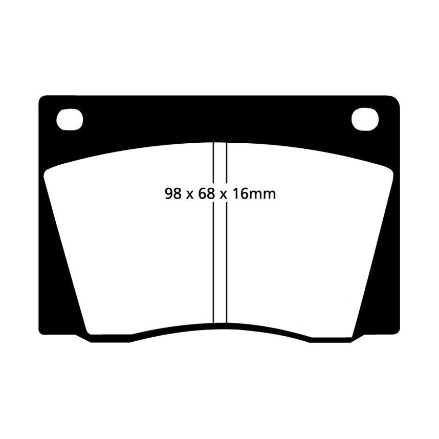EBC Brakes Yellowstuff Performance Brake Pads