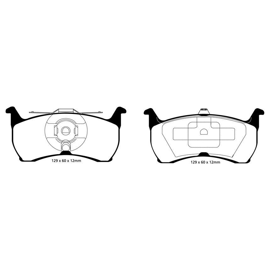 EBC Brakes Yellowstuff Performance Brake Pads