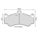 Pagid RST3 Brake Pads