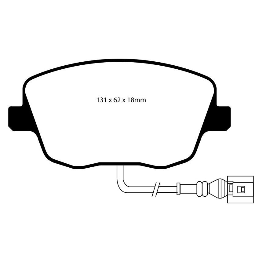 EBC Brakes Yellowstuff Performance Brake Pads