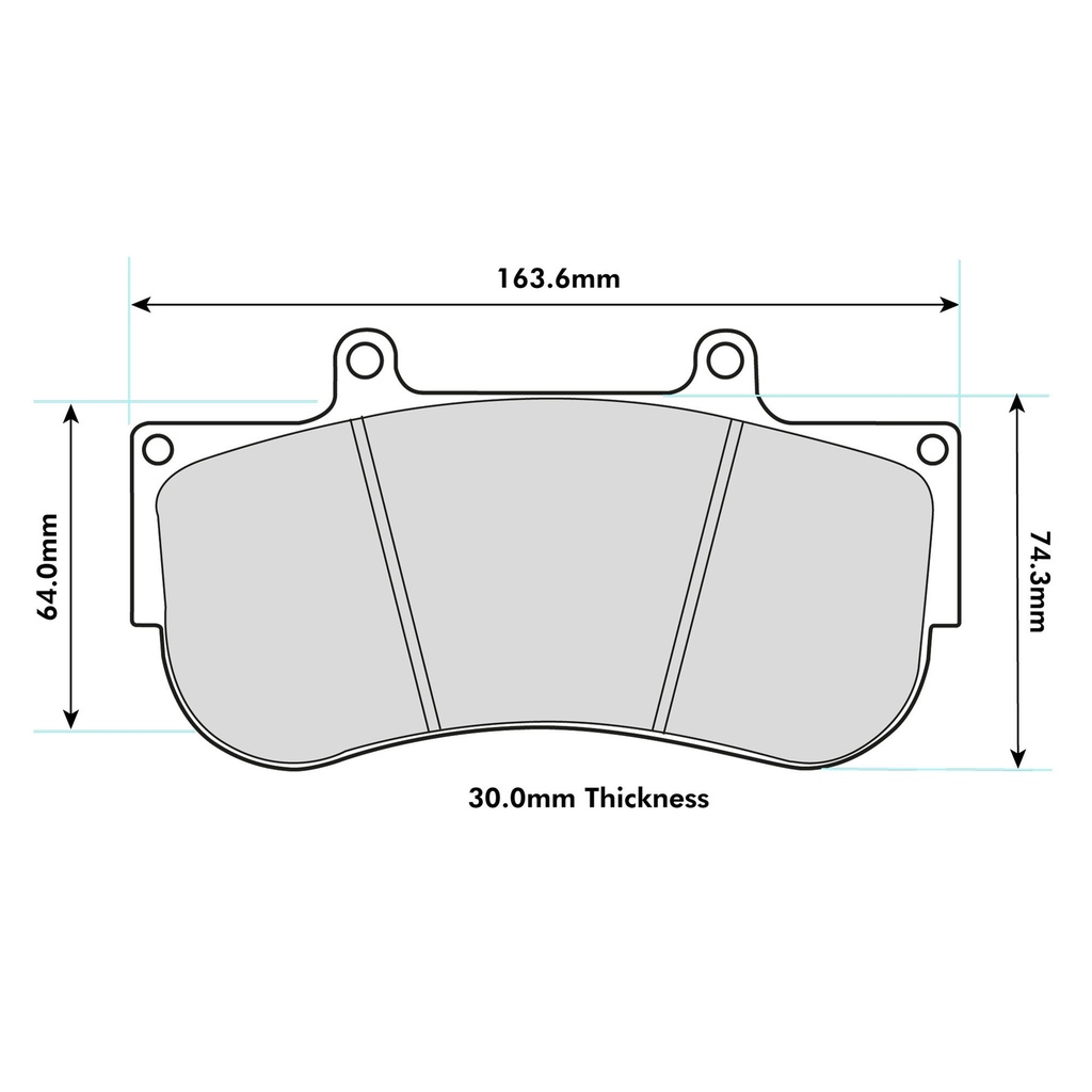 Pagid RST3 Brake Pads To Fit AP Racing CP6269 Caliper