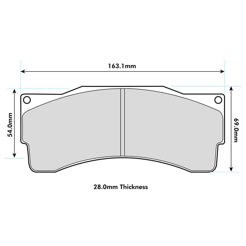 Pagid RST1 Brake Pads To Fit AP Racing CP6210 Caliper