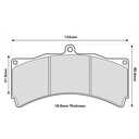 Pagid RSL2 Brake Pads To Fit AP Racing CP5555/CP5060 Calipers