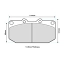 EBC Brakes RP-X Brake Pads