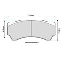 EBC Brakes RP-X Brake Pads