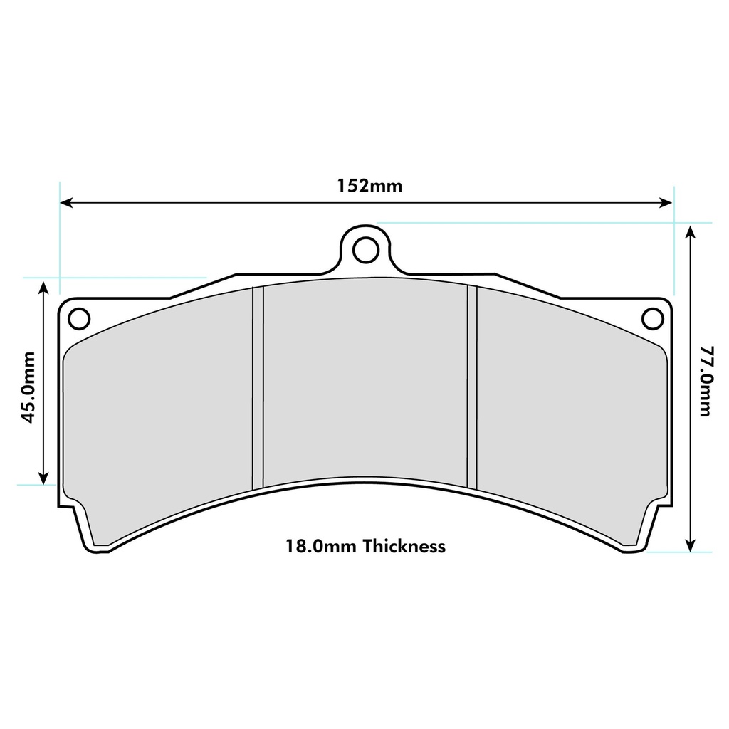 EBC Brakes RP-X Brake Pads To Fit AP Racing CP5560 Caliper
