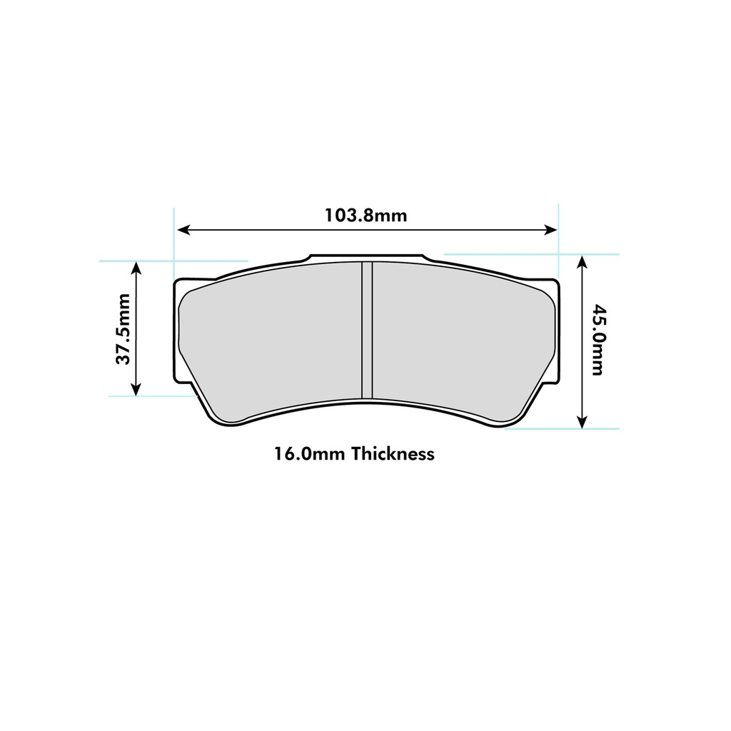 Ferodo DSUNO Brake Pads To Fit Brembo 07.A262.20 Caliper