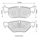 Ferodo DSUNO Brake Pads