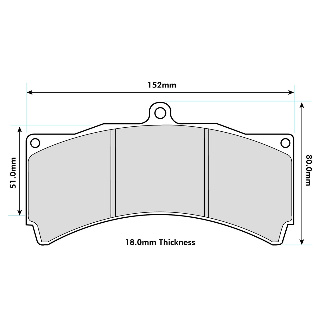Ferodo DS3.12 Brake Pads To Fit AP Racing CP5555/CP5060 Calipers