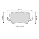 PBS Brakes ProTrack Brake Pads