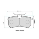 PBS Brakes ProTrack Brake Pads