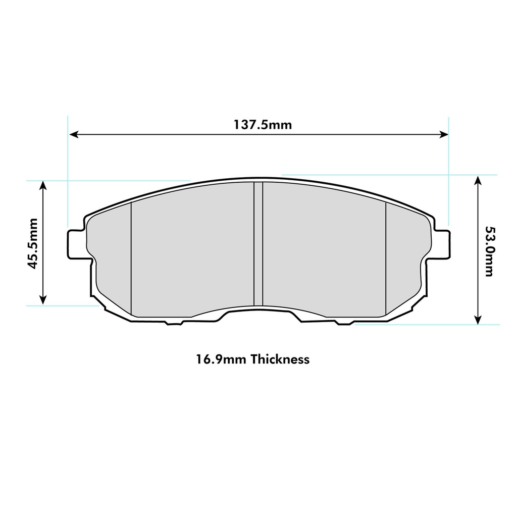 EBC Brakes RP-1 Brake Pads