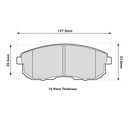 EBC Brakes RP-1 Brake Pads