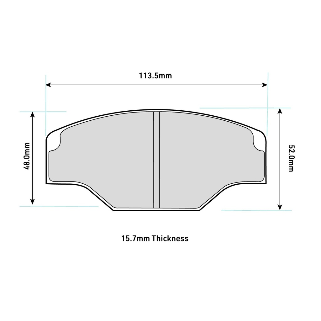 Ferodo DS2500 Brake Pads To Fit AP Racing CP2361 / OE Calipers