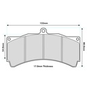 Ferodo DS3000 Brake Pads To Fit AP Racing CP5070/CP5146/CP5576 Calipers