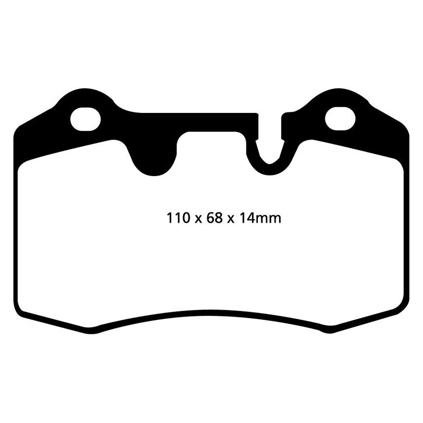 EBC Brakes Yellowstuff Performance Brake Pads