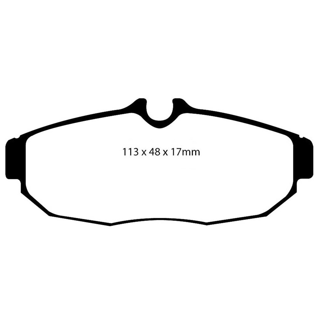 EBC Brakes Yellowstuff Performance Brake Pads
