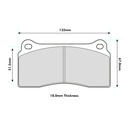 Performance Friction 01 Brake Pads To Fit Brembo 20.4862.05 / OE Calipers