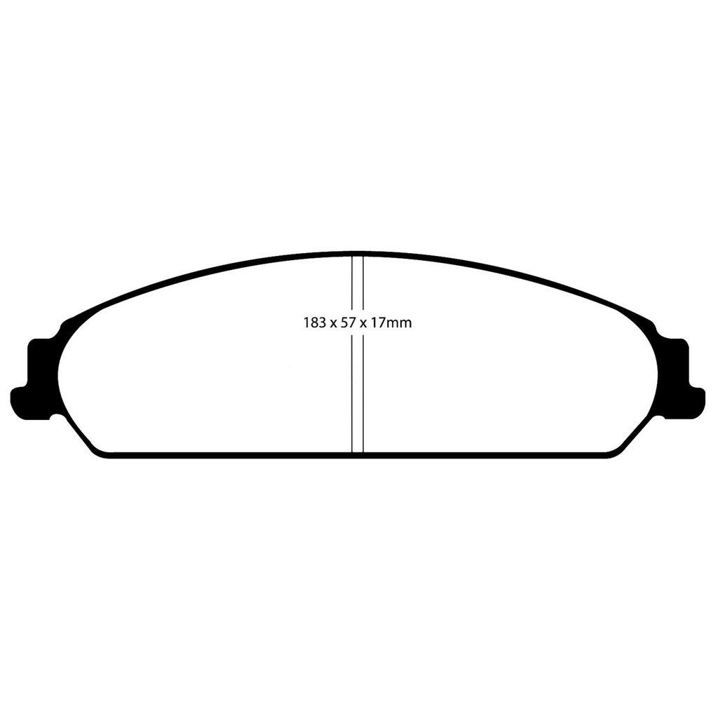 EBC Brakes Yellowstuff Performance Brake Pads