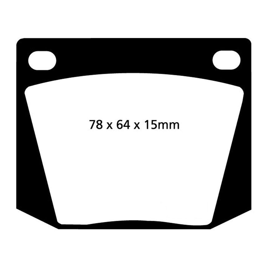 EBC Brakes Yellowstuff Performance Brake Pads