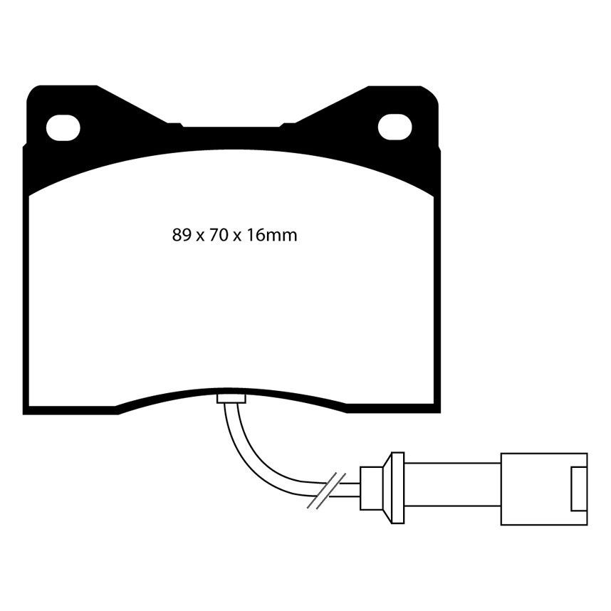 [EBCDP3753C] EBC Brakes Redstuff Performance Brake Pads