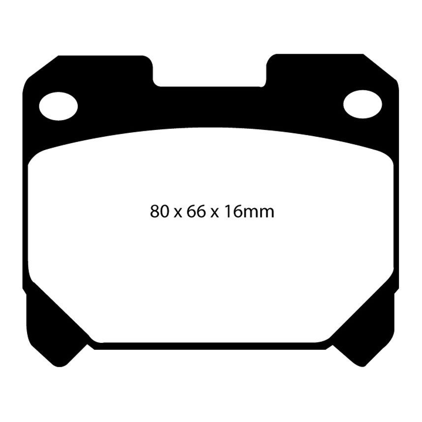 EBC Brakes Yellowstuff Performance Brake Pads
