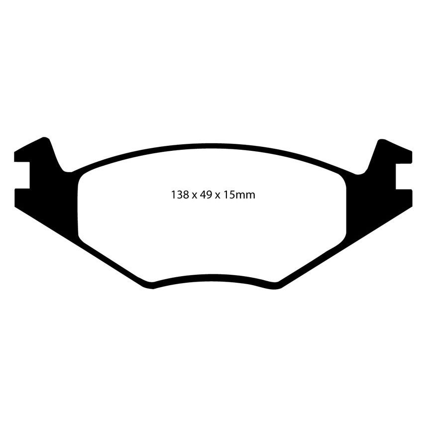 [EBCDP4517R] EBC Brakes Yellowstuff Performance Brake Pads