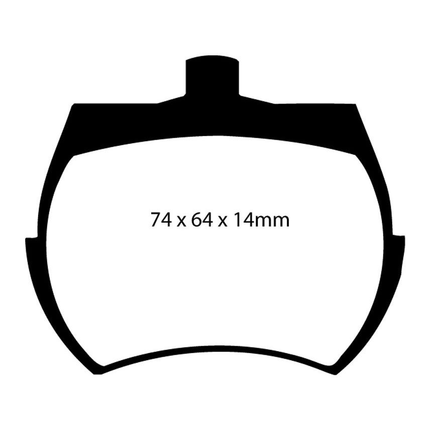 [EBCDP3127C] EBC Brakes Redstuff Performance Brake Pads