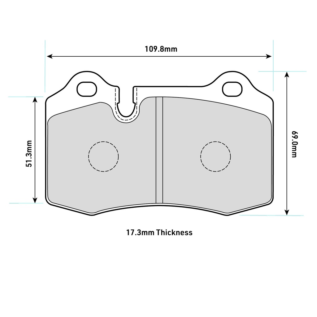 [FERFCP721H] Ferodo DS2500 Brake Pads